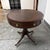 Late 20th Century Regency Style Leather Top Drum Table, Late 20 Century For Sale - Image 5 of 12