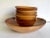 Brown Mid 20th Century Organic Modern Wood Bowl Serving Set - Set of 7 For Sale - Image 8 of 9