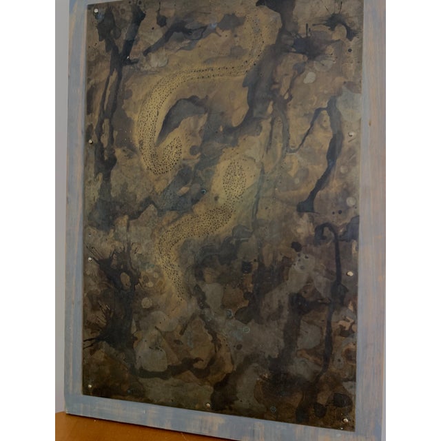 Vintage Acid Etched Copper Panel Chairish