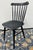 Wood S/4 Williams Sonoma Black Spindle Back Dining Chairs For Sale - Image 7 of 7