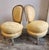 Petit Louis XVI- Antique Style Slipper Chairs - A Pair For Sale - Image 4 of 14
