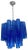 Blue Tronchi Murano Glass Sputnik Chandelier by Simoeng For Sale