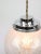 Mid-Century Italian Chrome and Murano Glass Pendant Lamp For Sale - Image 6 of 9