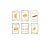 Pastry Please - Set of 6 A4 Prints by Tatiana Alida For Sale