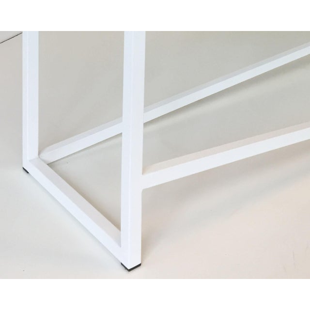 Contemporary "15-Degree Buffet Table" Wenge and Steel Table by Ben Schmitt For Sale - Image 3 of 6