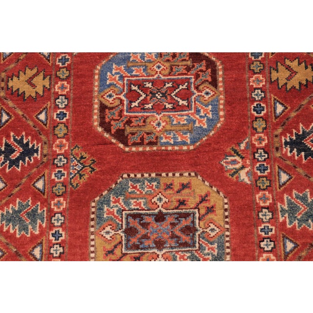 1990s Shabby Chic Ziegler Rust/Rust Wool Runner Rug- 2'8'' X 6'6'' For Sale - Image 5 of 10