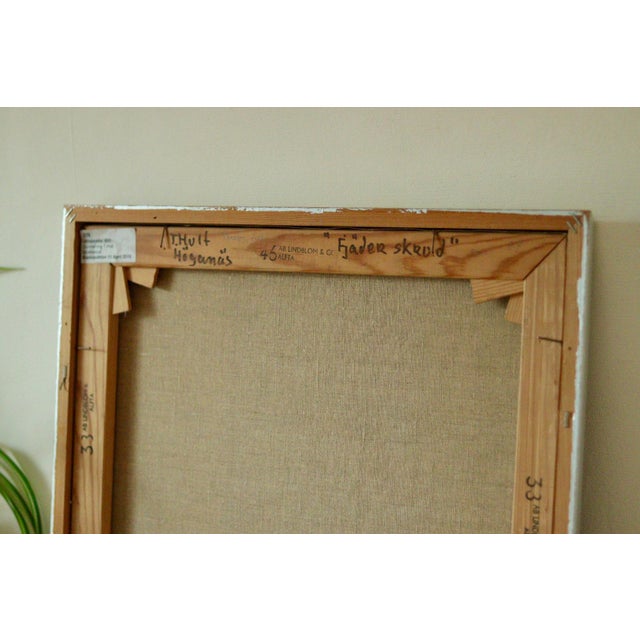 Torsten Hult, Abstract Composition, 1960s, Oil on Canvas, Framed For Sale - Image 7 of 11