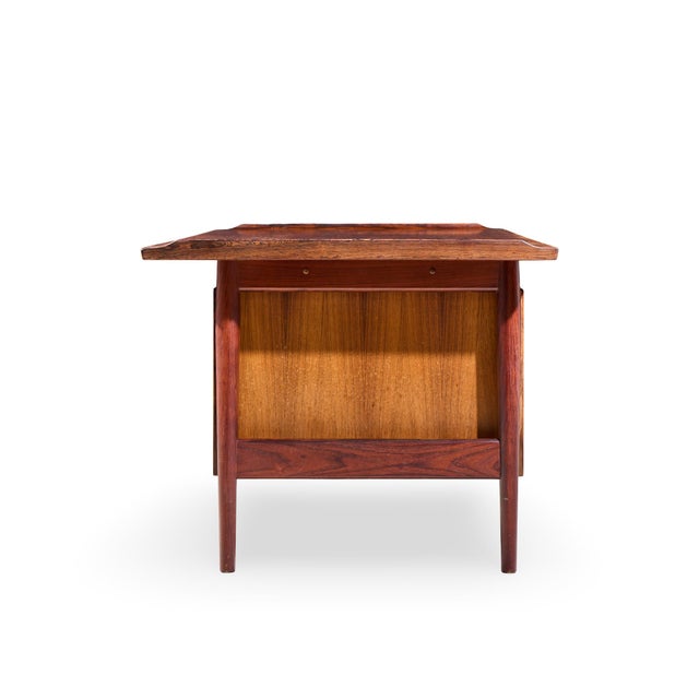 Sibast Furniture Arne Vodder for Sibast Model 207 Mid Century Brazilian Rosewood Executive Desk For Sale - Image 4 of 10