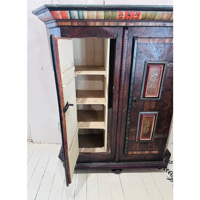 Antique C1800 Hand Painted For Sale - Image 4 of 14