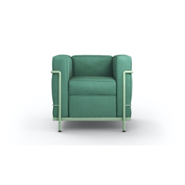 Armchair designed by le corbusier, pierre jeanneret, charlotte perriand in 1928. manufactured by cassina in italy....