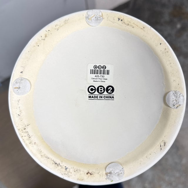 Cb2 Calcium Floor Vase For Sale - Image 12 of 12