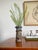 Blue Vintage Brutalist Ceramic Vase, 1970s For Sale - Image 8 of 11