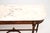 Wood French Walnut Console Table with Marble Top, 1930s For Sale - Image 7 of 12