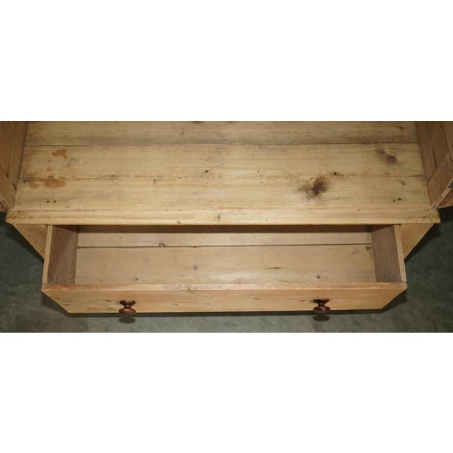 Large Antique Victorian Oak Housekeepers Cabinet, 1840 For Sale - Image 14 of 18