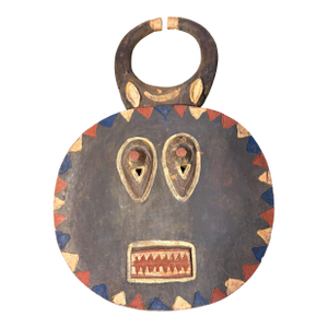 Large Vintage African Baule Goli Male Mask I Coast 42" H