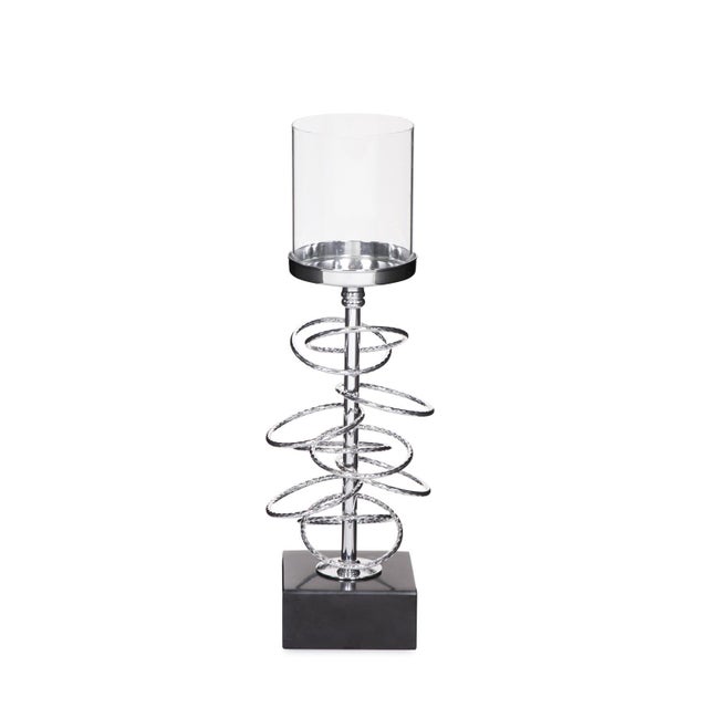 Contemporary Ring Toss Candle Holder- Small For Sale - Image 3 of 9