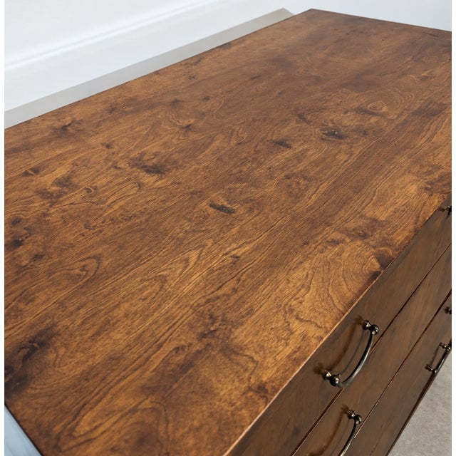 Belgian Walnut Burl Chest of Drawers from Imexcotra, 1960s For Sale - Image 9 of 11