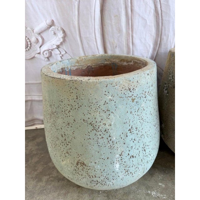 Pair of Monumental 20th Century Terra Cotta Garden Urns For Sale In Los Angeles - Image 6 of 10