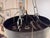 Jonathan Browning Industrial Restoration Hardware Fontanelle Round Chandelier For Sale - Image 12 of 12