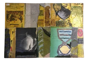 Ermete Lancini, Abstract Collage, 1960s, Mixed Media