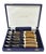 Late 20th Century Scully & Scully Arts & Crafts Natural Staghorn Handle Steak Knives - Set of 6 For Sale