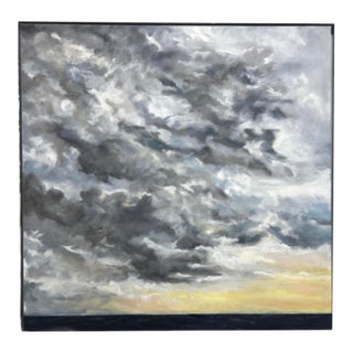 Storm Clouds Oil Painting by E. Berry For Sale