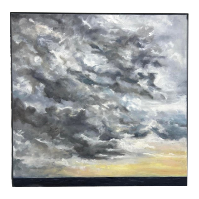 Storm Clouds Oil Painting by E. Berry For Sale