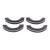 Set of Vintage 3 In. Black Plastic Art Deco Drawer Pulls For Sale