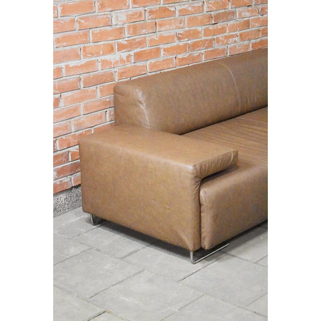 Leather Lowland Sofa by Patricia Urquiola for Moroso, Italy, 2000s For Sale - Image 6 of 7