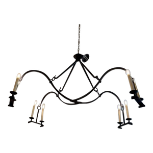 Dennis and Lee Gothic Iron Chandelier