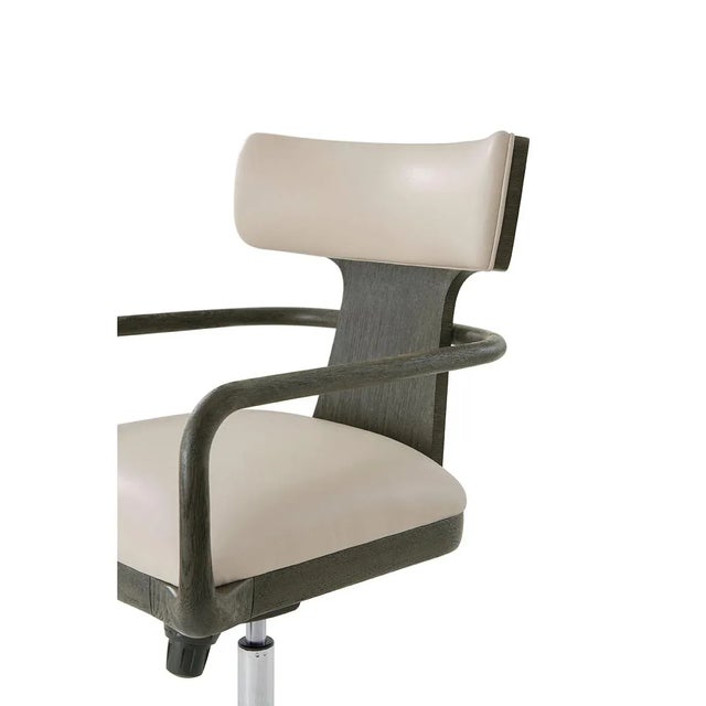 Modern Dark Modern Desk Chair For Sale - Image 3 of 5