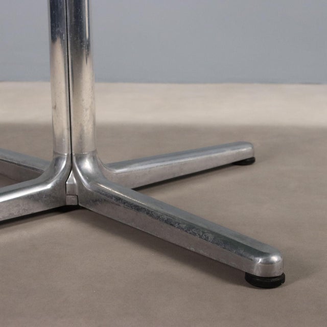 Metal Plano Table attributed to Giancarlo Piretti for Anonima For Sale - Image 7 of 11