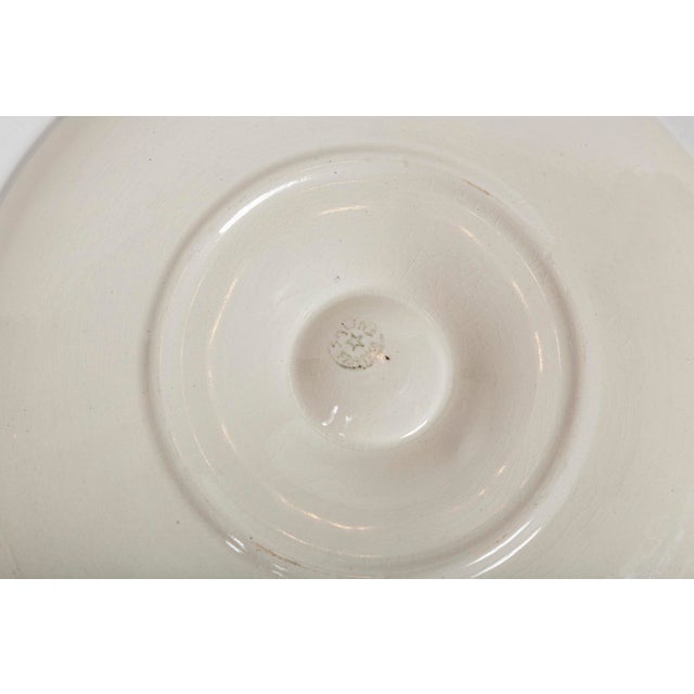 Pair Vintage Oyster Plates by Salins, France For Sale In New York - Image 6 of 9