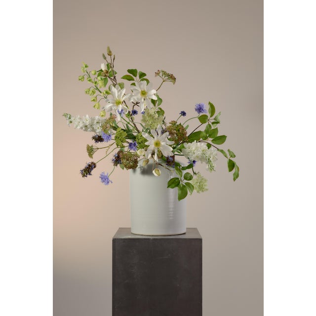 Contemporary Grand Landing Floral Arrangement by Apartment 387 For Sale - Image 3 of 6