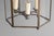 Vintage Hexagonal Lantern in Brass and Glass, 1930s For Sale - Image 6 of 7