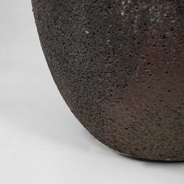 Red 19th Century France Red Concrete Planter For Sale - Image 8 of 8