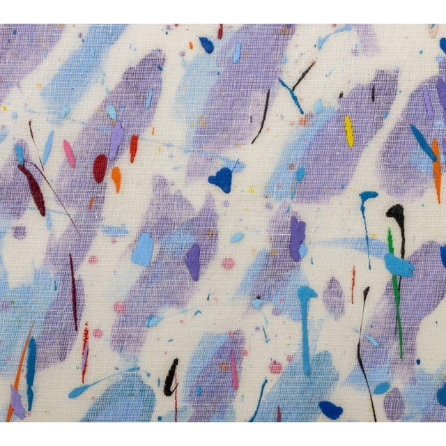 Elfi Schuselka "Triangle in 5" Mixed Media on Mesh For Sale - Image 4 of 10