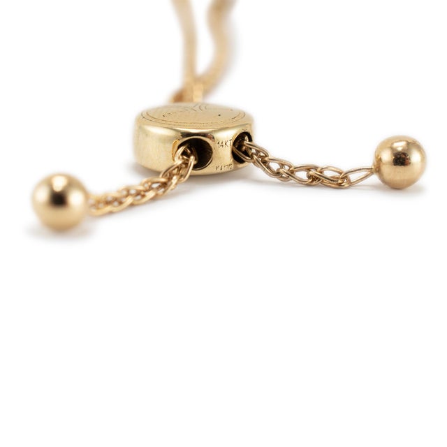 Metal Levian Ombre 14k Yellow Gold 2.00ct Chocolate Diamond Bolo Tennis Bracelet For Sale - Image 7 of 8