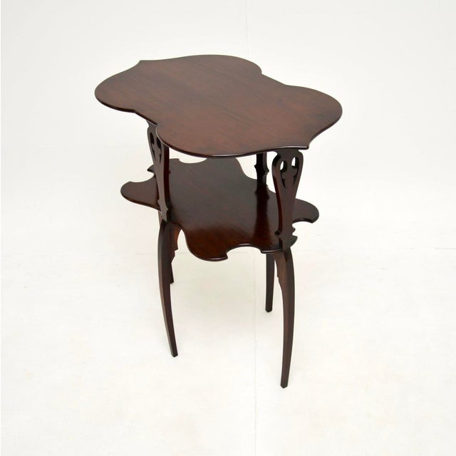 Arts & Crafts Occasional Side Table, 1890s For Sale - Image 4 of 8