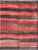Vintage Tulu Rug From Turkey in Charcoal and Red With Stripe Design, Minimalist Design For Sale - Image 12 of 12