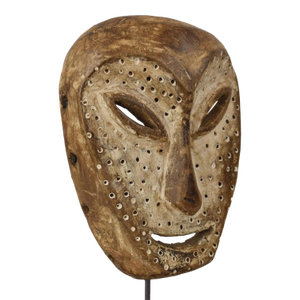Early 20th Century Lega Mask on Custom Stand
