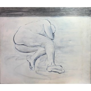 Late 20th Century Minimalist Figurative Painting by John Kalymnios For Sale