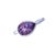Purple 1990s Natural Amethyst Ring 6.5 14k W Gold 1.72 TCW Certified For Sale - Image 8 of 8