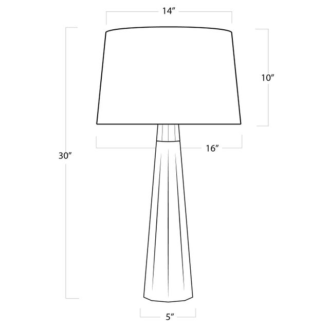 Gray Regina Andrew Beretta Concrete Table Lamp For Sale - Image 8 of 9