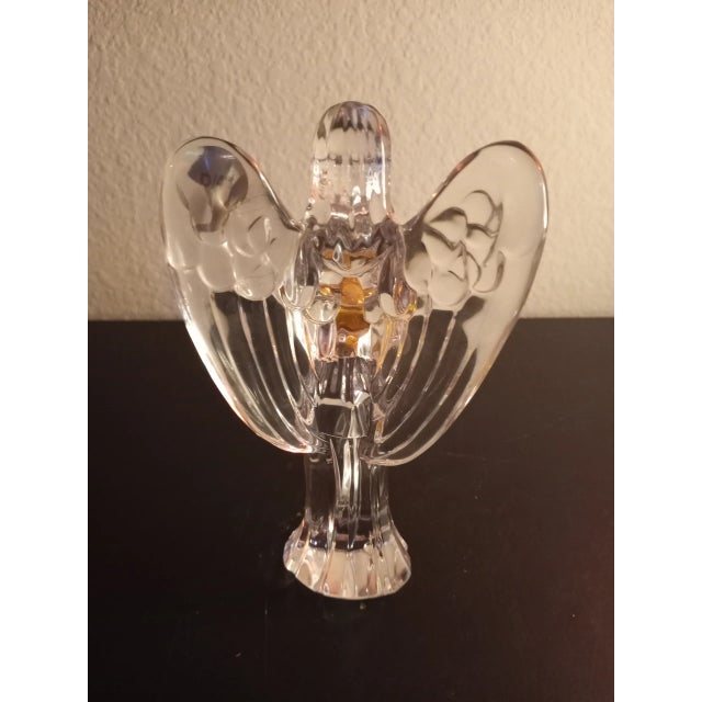 1980s Waterford Crystal Angel "Gloria in Excelsis Deo" Figurine For Sale - Image 5 of 8