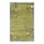 Contemporary Chinese Deco Style Olive Green Floral Wool Rug by Rug & Kilim For Sale