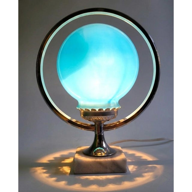 Vintage Art Deco/Space Age Lamp For Sale - Image 4 of 13