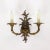 1940s 1940s Cast Brass Acanthus Leaves 2-Light Sconce For Sale - Image 5 of 11