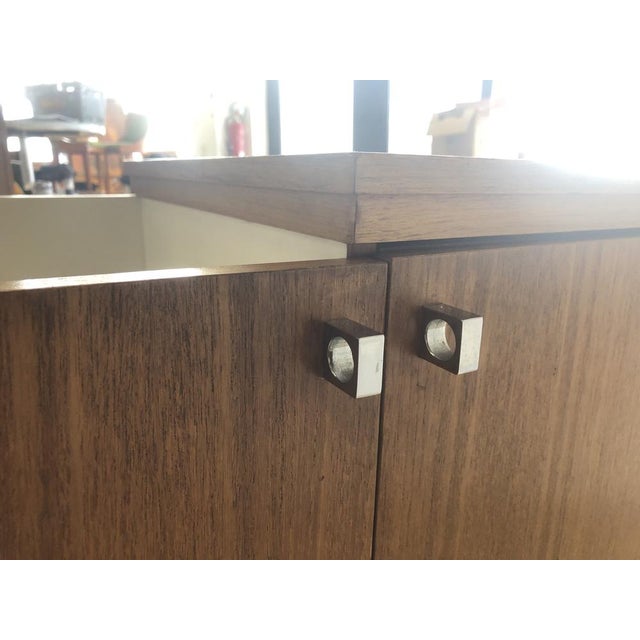 60s J. Design Bar Cabinet Sideboard Bar Wagon Teak, Unkns For Sale - Image 10 of 14