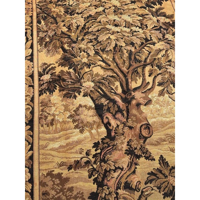 Textile Early 20th Century French Aubusson Style Jacquard Tapestry, 1920s For Sale - Image 7 of 18
